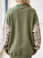 Camouflage Long Sleeve Sweatshirt