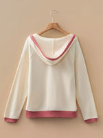 Crochet Panel Kangaroo Pocket Hoodie