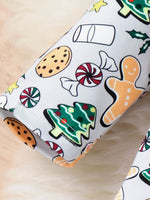 Children's Christmas Print Top and Pants Set
