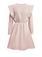 Ruffled Long Sleeve Mini Dress