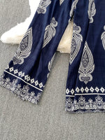 Button Front Wide Leg Jumpsuit
