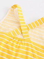 Children'sStriped Unicorn Applique Dress