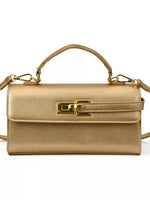 Golden Clasp Crossbody Bag