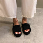 Open Toe Platform Slippers