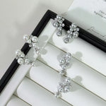 Pearl Cluster Earrings