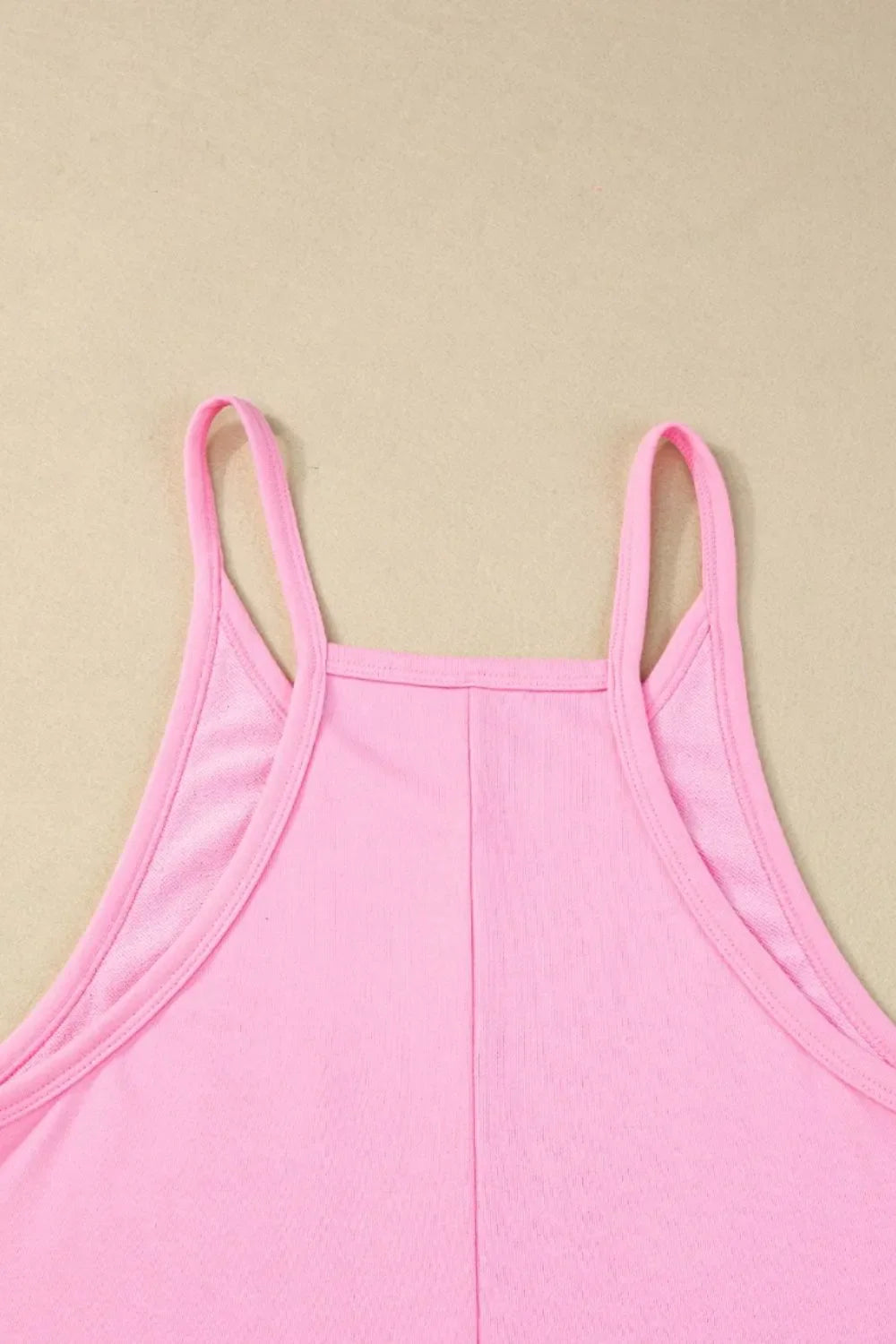Sleeveless Romper with Pockets