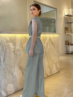 Sleeveless Top and Pants Set