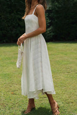 Square Neck Midi Cami Dress