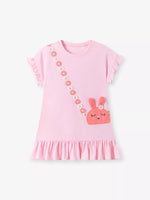 Children's Bunny Ruffle Hem Dress
