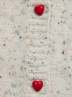 Contrast Trim Button Up Long Sleeve Cardigan