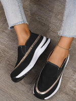 Round Toe Platform Loafers