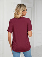 V-Neck Short Sleeve T-Shirt