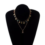Starfish Charm Double Layered Necklace