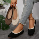 Round Toe Flat Slip-Ons