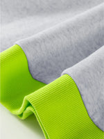 Contrast Trim Oversized Sweatshirt