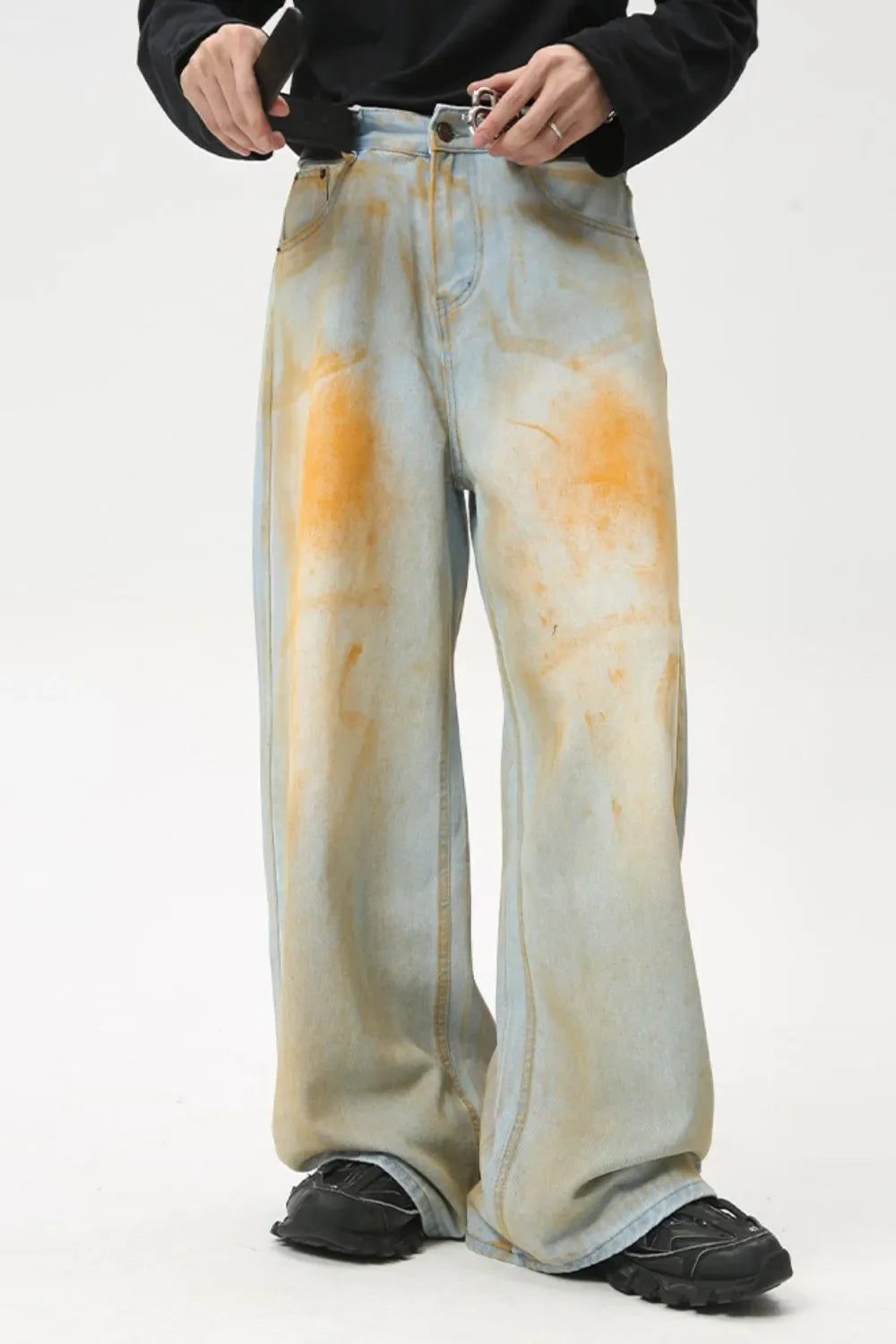Waste Soil Wide Leg Jeans