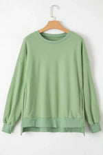 Round Neck Long Sleeve Sweatshirt