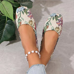Floral Print Comfort Slip-Ons
