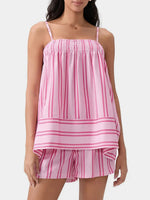 Smocked Square Neck Cami and Shorts Set