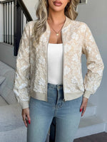 Zip Up Long Sleeve Jacket