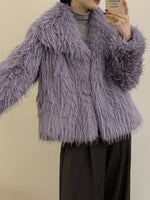 Faux Fur Open Front Outerwear