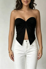 Twist Front Tube Top