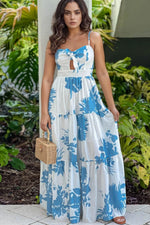 Cut-Out Sweetheart Neck Maxi Dress