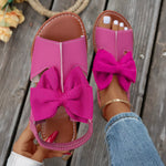 Open Toe Bow Sandals