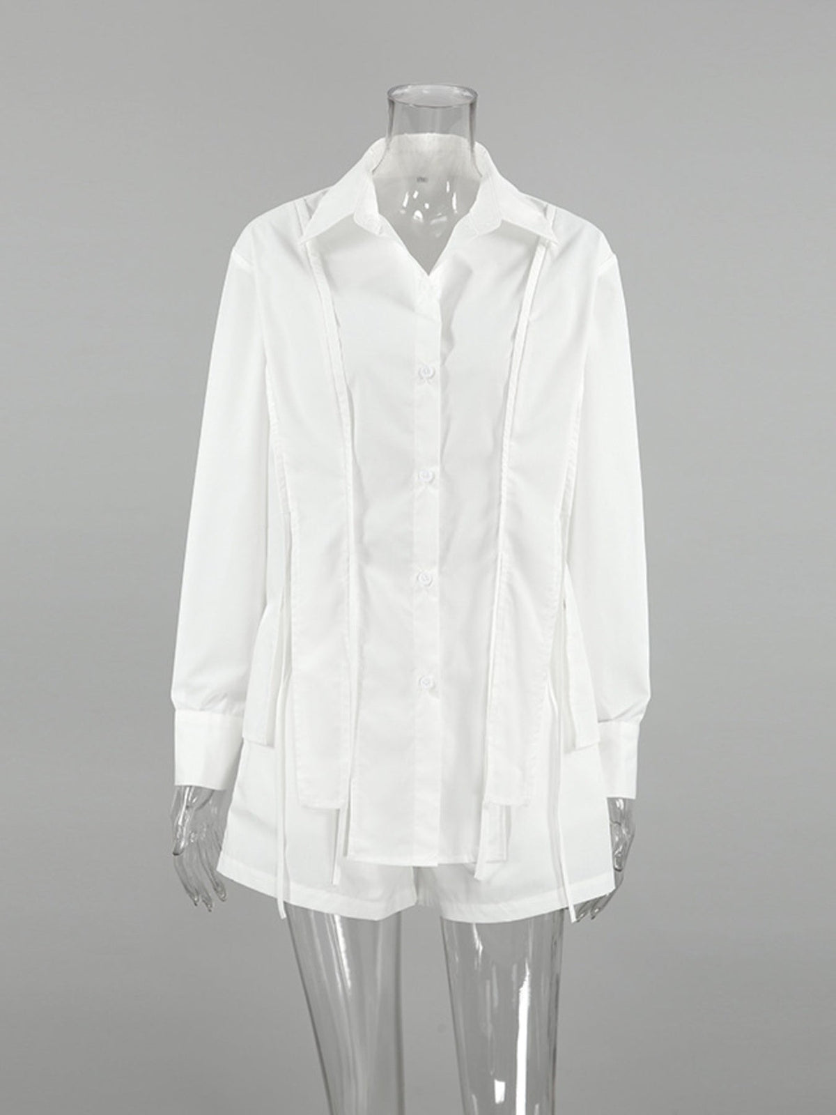 Button Up Shirt and Shorts Set