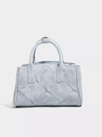 Quilted Buckle Accent Crossbody Bag
