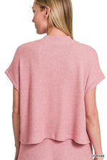 Zenana Sweater Boxy Top & Long Pants Set
