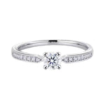 925 Sterling Silver Moissanite Ring