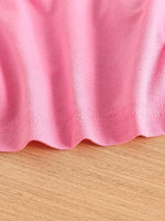Children's Crop Top & Ruched Dress Set
