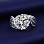 3 Carat Moissanite 925 Sterling Silver Ring