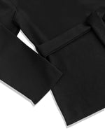 Tie-Waist Long Sleeve Top and Pants Set