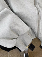 Zip Up Long Sleeve Hoodie