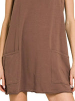 Zenana Cami Mini Dress with Built-in Romper Liner