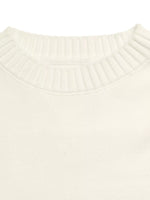 Bow Graphic Round Neck Sweater