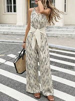 Printed Wide Leg Jumpsuit