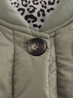 Quilted Button-Down Lightweight Jacket