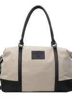 Canvas Leather Trim TravelBag