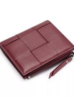 Woven Leather Card Case