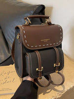 Vintage Style Leather Backpack Bag