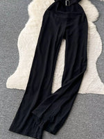 Feather Trim Strapless Wide Leg Jumpsuit