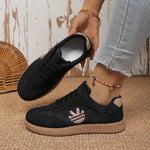 Round Toe Lace Up Sneakers