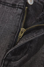 High-Waisted Wide-Leg Vintage Wash Jeans