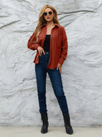 Corduroy Button-Up Shirt