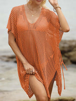 Side Tied V-Neck Cover-Up