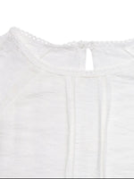 Lace Round Neck Short Sleeve Top