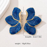 18K Gold-Plated Alloy Resin Drop Earrings